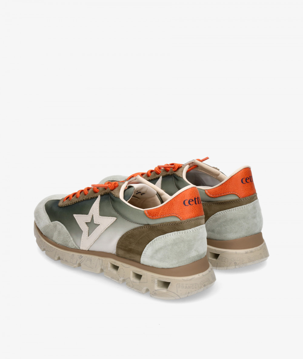 Cetti Sneakers  C-1259 in kaki