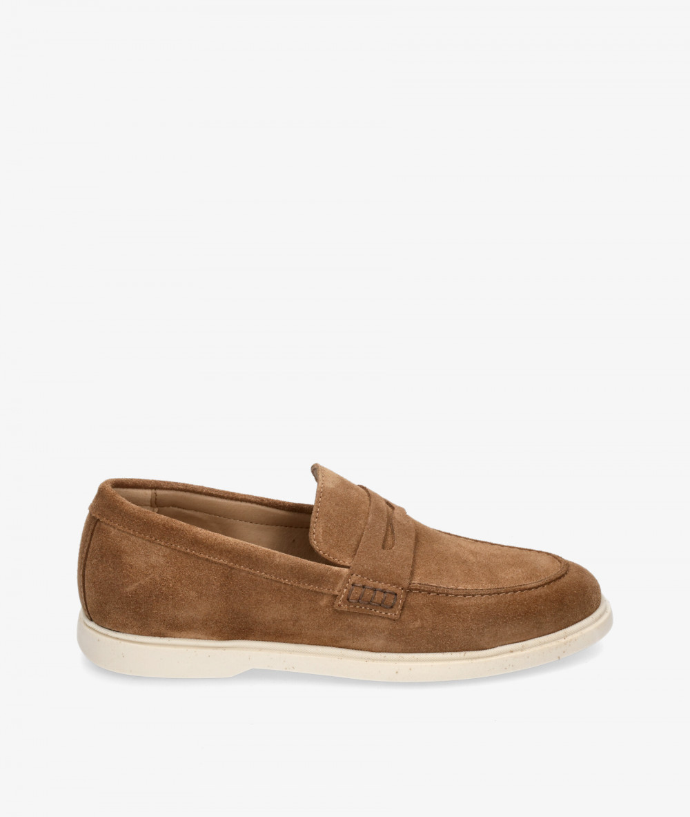 Kénnebec Loafers 883 MATEUS 5000 in taupe split suede