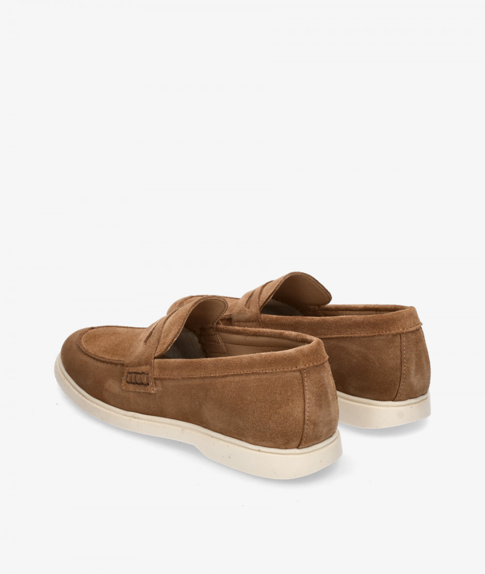 Kénnebec Loafers 883 MATEUS 5000 in taupe split suede