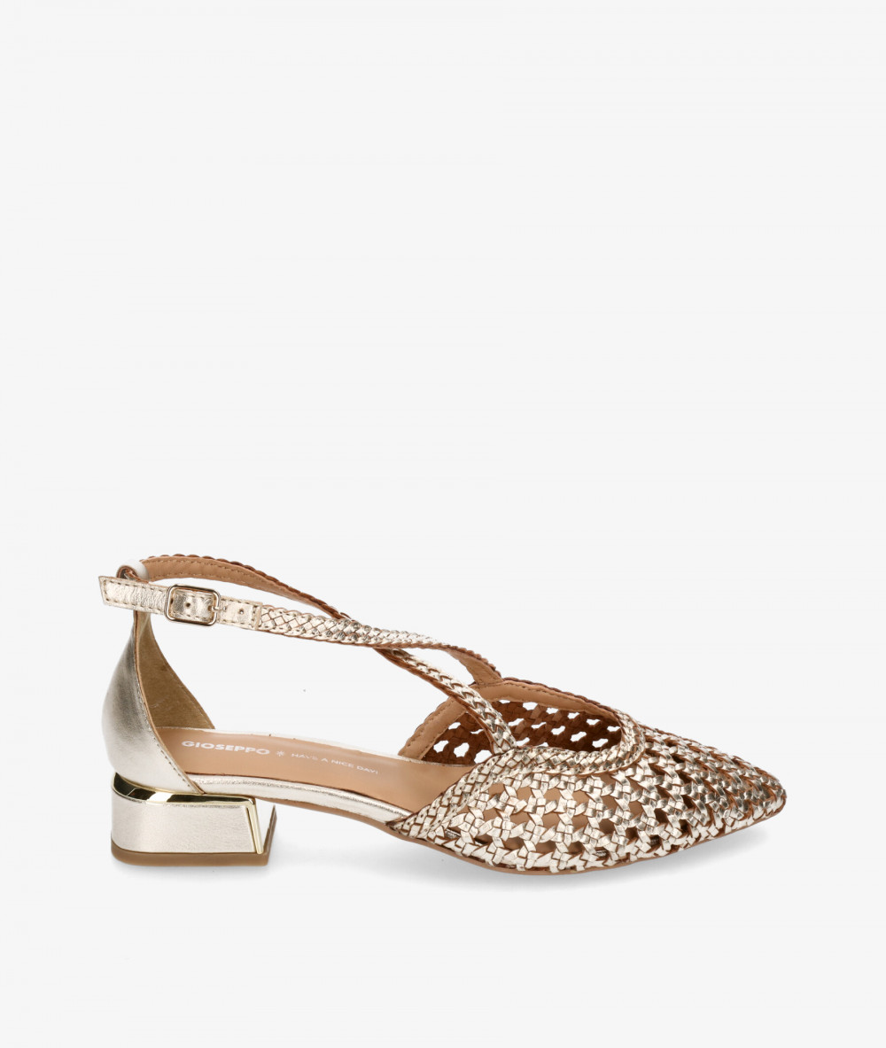 Gioseppo Dress low heel shoes BRILLION in gold Gioseppo Dress low heel shoes BRILLION in gold