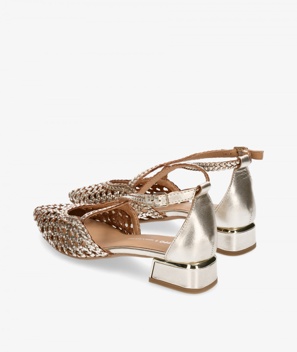 Gioseppo Dress low heel shoes BRILLION in gold Gioseppo Dress low heel shoes BRILLION in gold