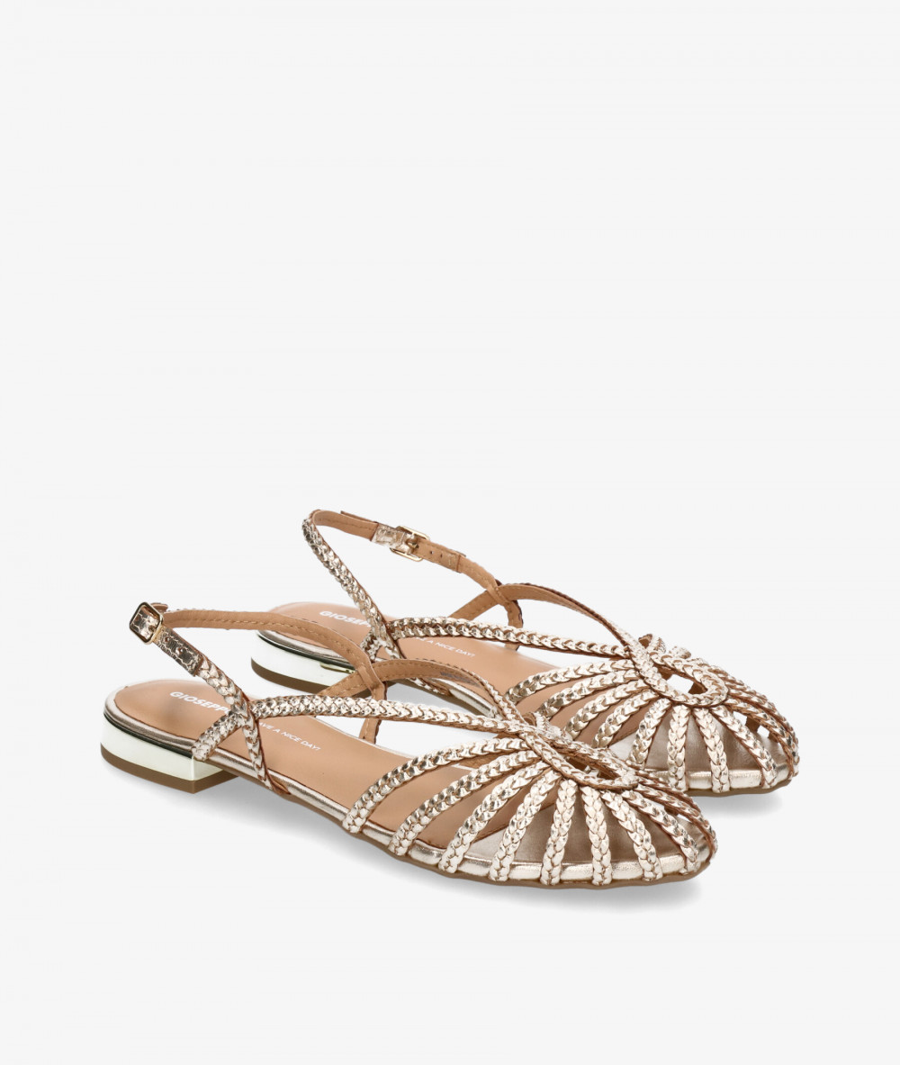 Gioseppo Dress low heel shoes HINGHAM in gold Gioseppo Dress low heel shoes HINGHAM in gold