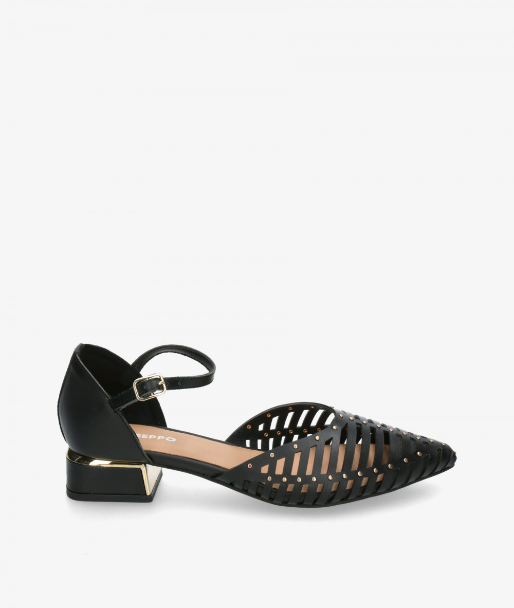 Gioseppo Dress low heel shoes FLETCHER in black Gioseppo Dress low heel shoes FLETCHER in black