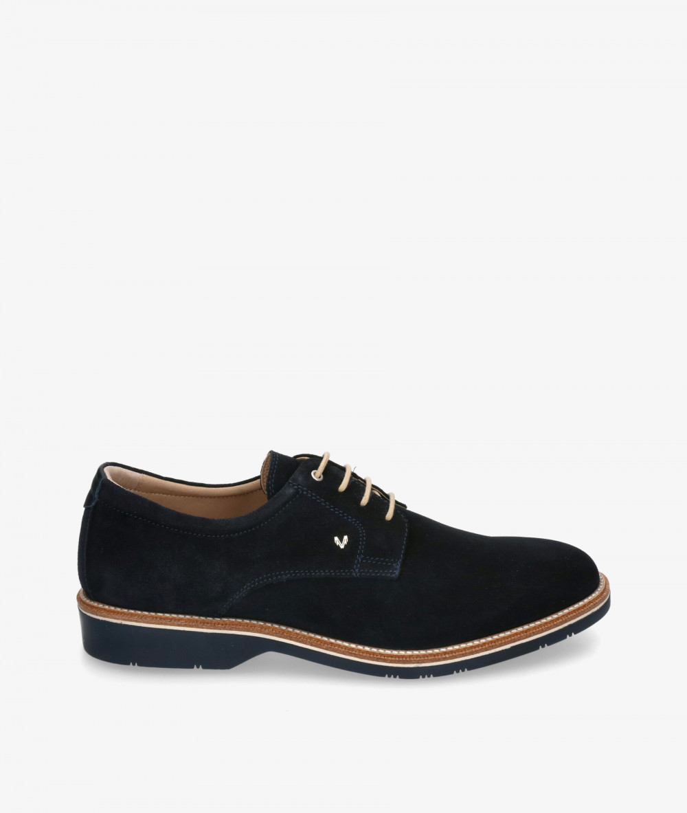 Zapatos de vestir MARTINELLI 1689-2889 en serraje azul Zapatos de vestir MARTINELLI 1689-2889 en serraje azul
