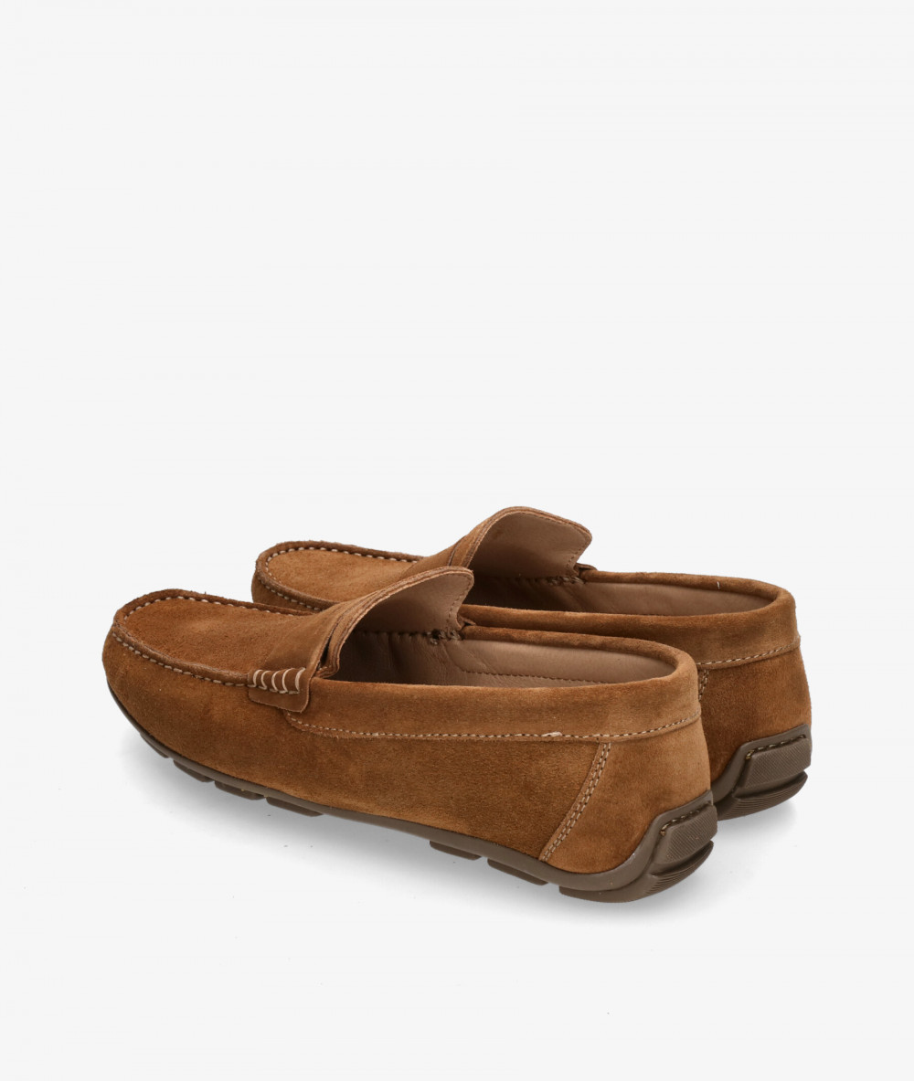 Mocasines Traveris 33720 en serraje cuero Mocasines Traveris 33720 en serraje cuero