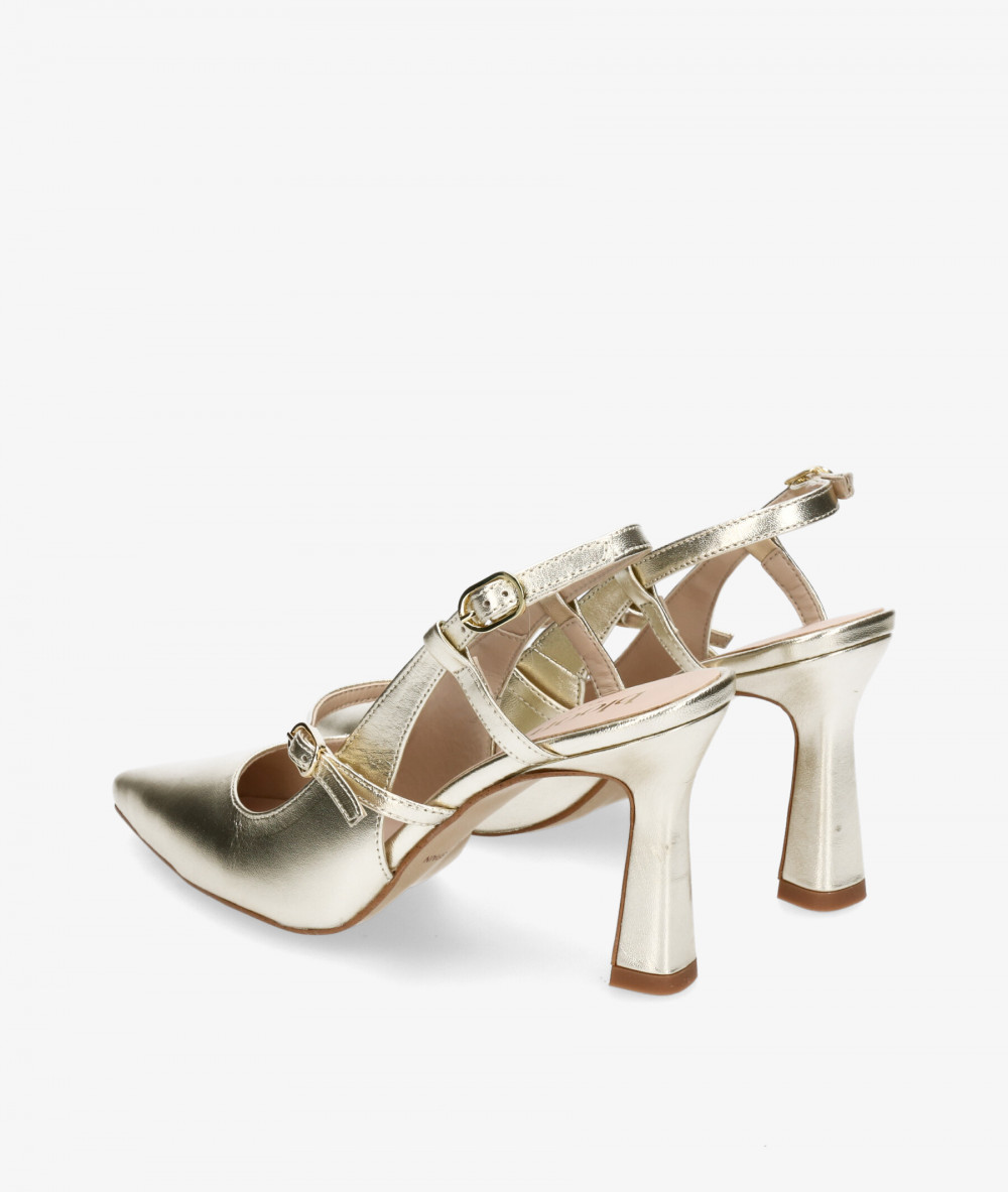 bloom&you Dress medium heel shoes CATALINA in platinum bloom&you Dress medium heel shoes CATALINA in platinum