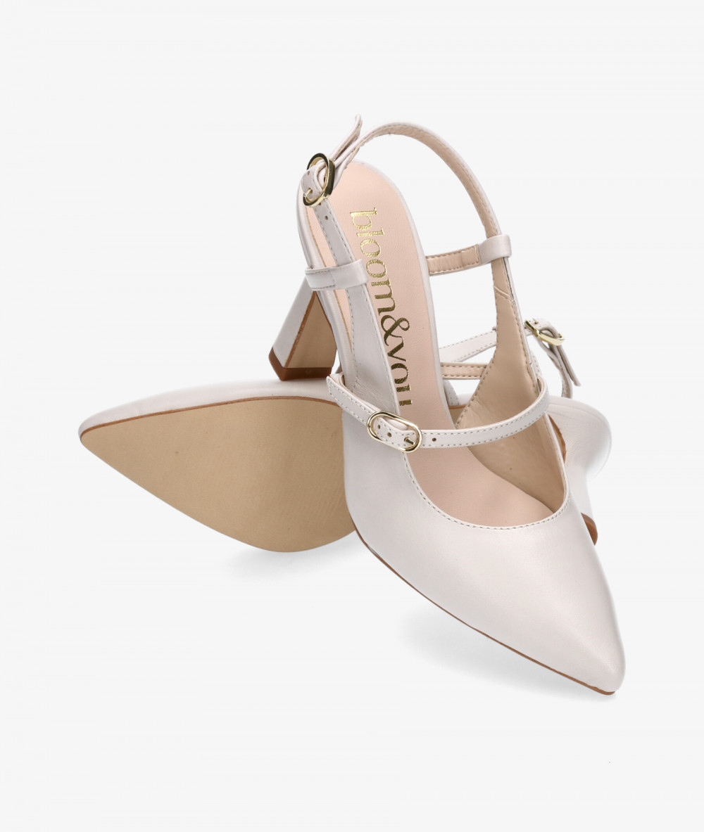 bloom&you Dress medium heel shoes CATALINA in stone bloom&you Dress medium heel shoes CATALINA in stone