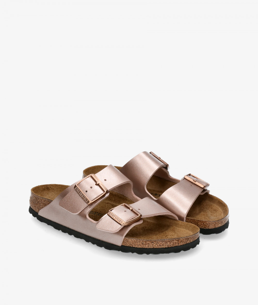 Sandalias Birkenstock  ARIZONA BF METALLICS en nude metalizado Sandalias Birkenstock  ARIZONA BF METALLICS en nude metalizado