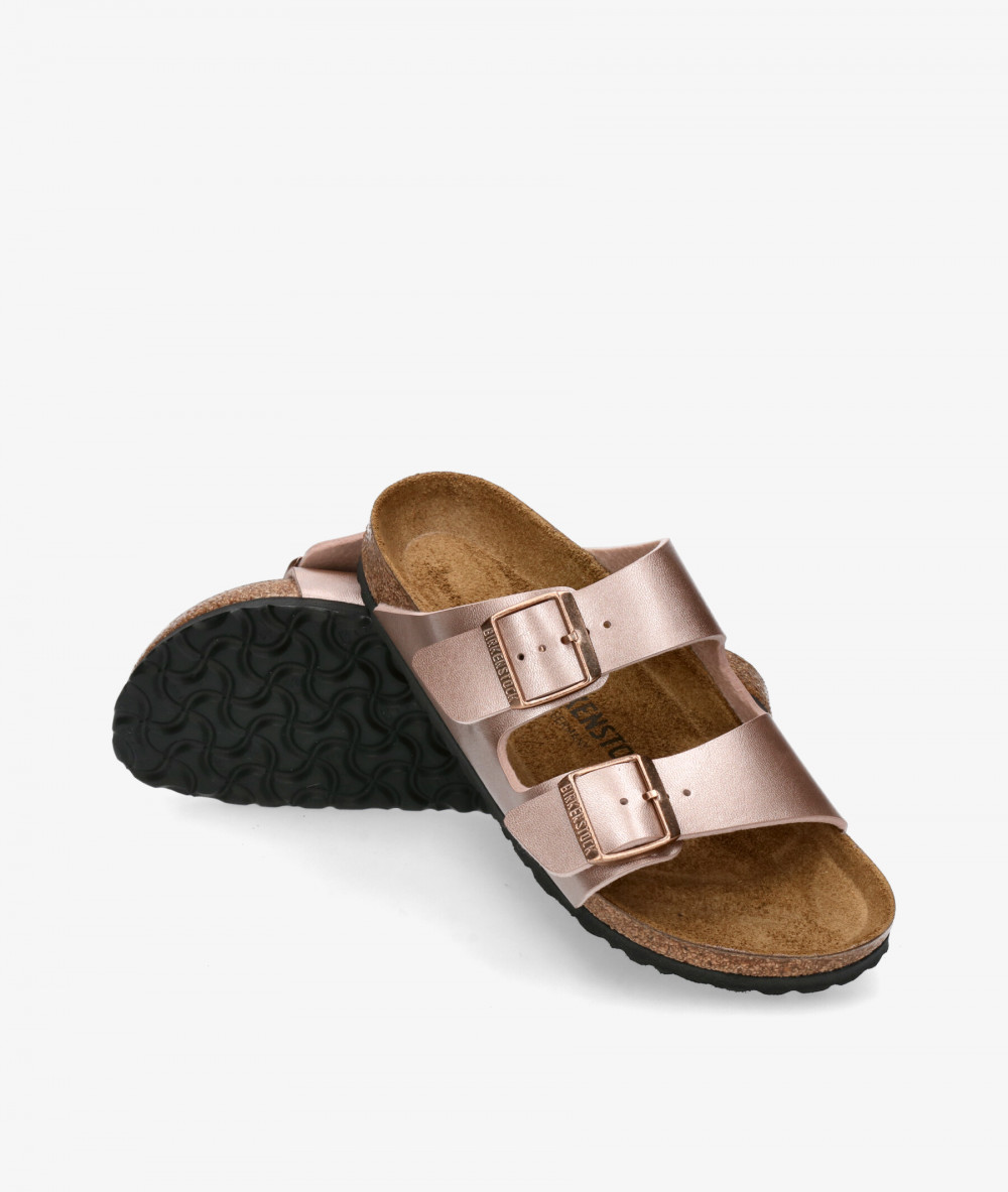 Sandalias Birkenstock  ARIZONA BF METALLICS en nude metalizado Sandalias Birkenstock  ARIZONA BF METALLICS en nude metalizado