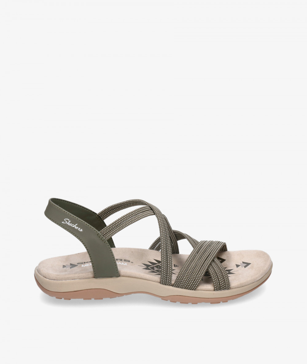 Skechers Sandals  Skechers model REGGAE SLIM TURN IT UP 163117 inGreen for woman