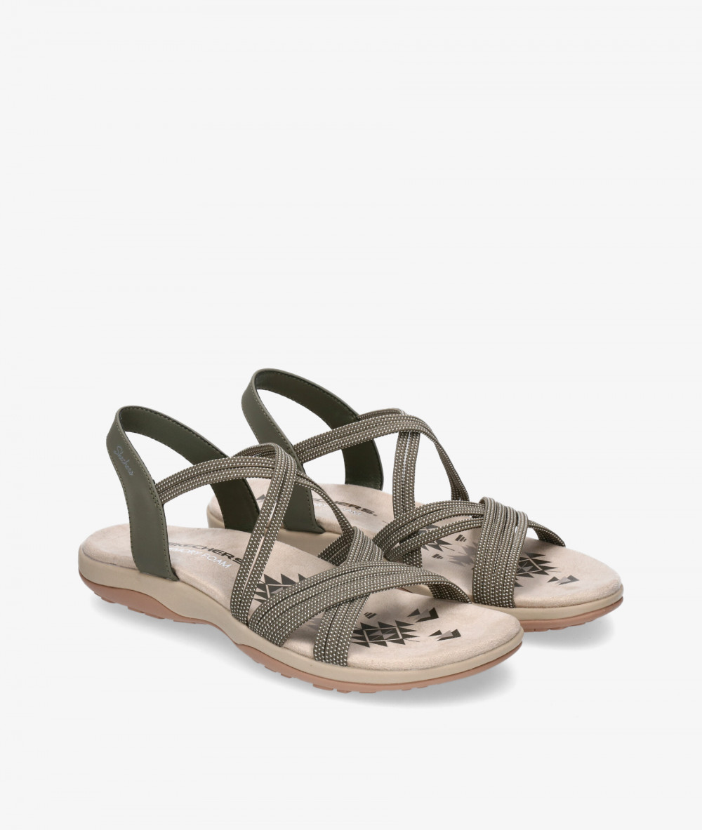 Skechers Sandals  Skechers model REGGAE SLIM TURN IT UP 163117 inGreen for woman