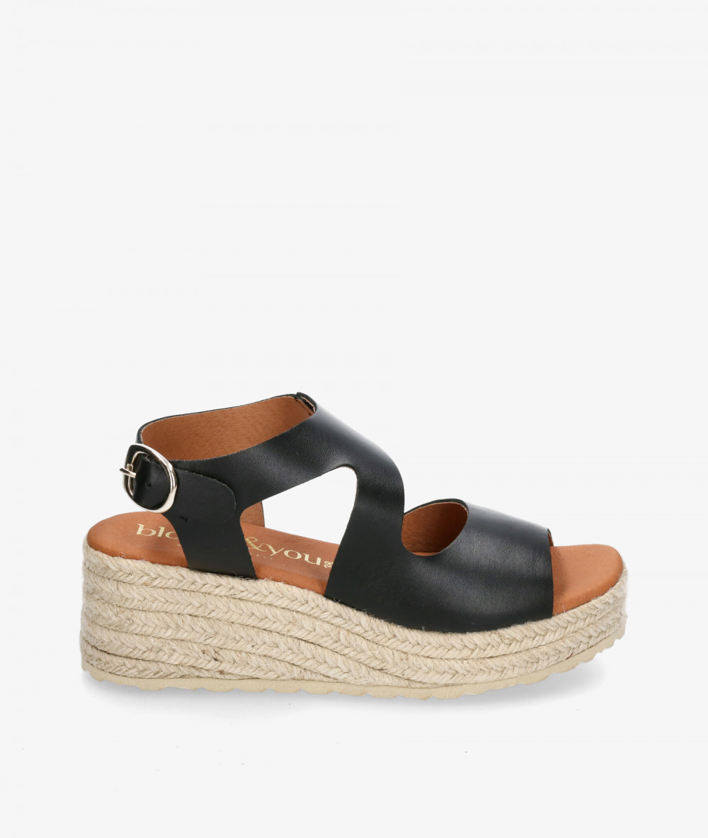 Alpargatas bloom&you  AMAIA en negro Alpargatas bloom&you  AMAIA en negro