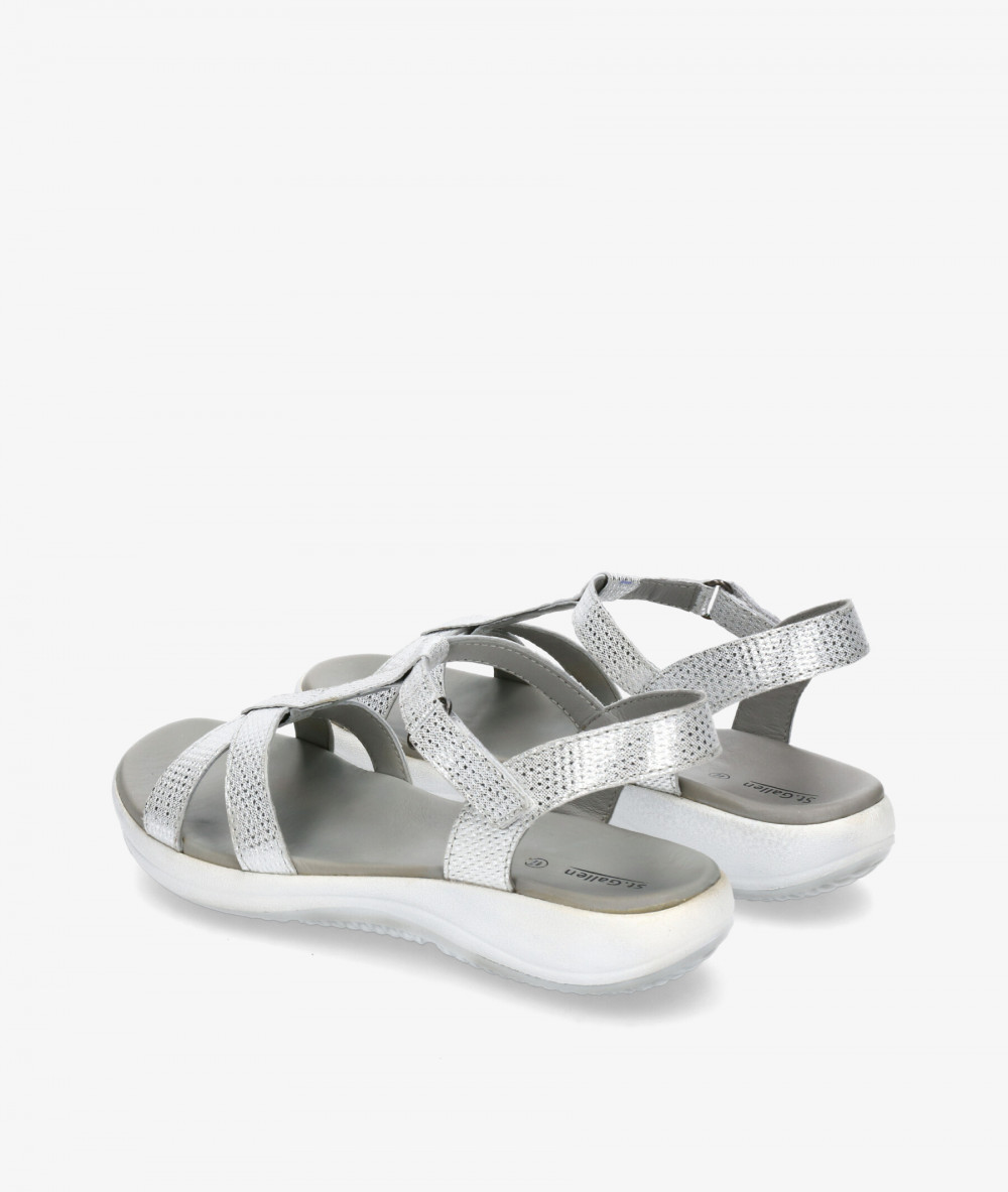 Sandalias St. Gallen  MARIA en plata