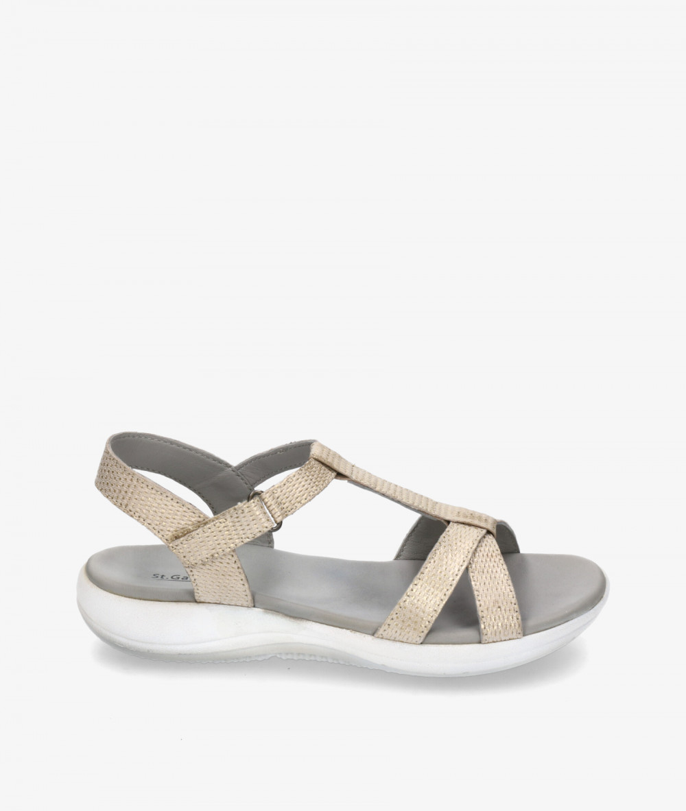 Sandalias St. Gallen  MARIA en oro