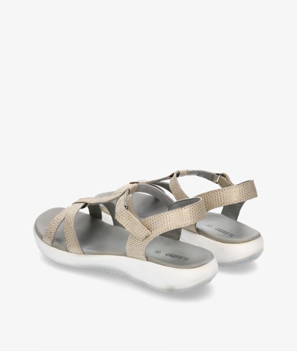 Sandalias St. Gallen  MARIA en oro