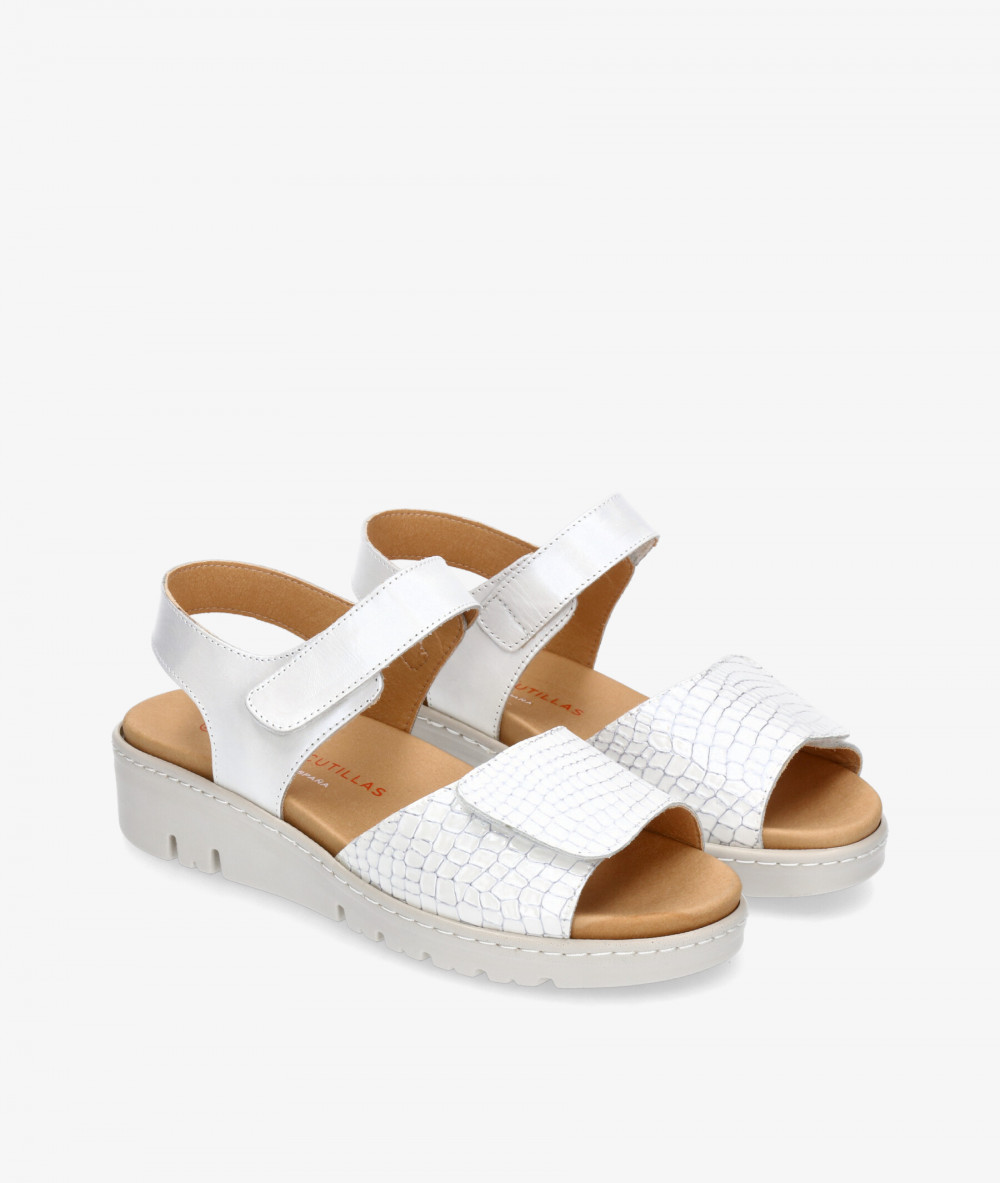 Sandalias DOCTOR CUTILLAS  36139 en blanco