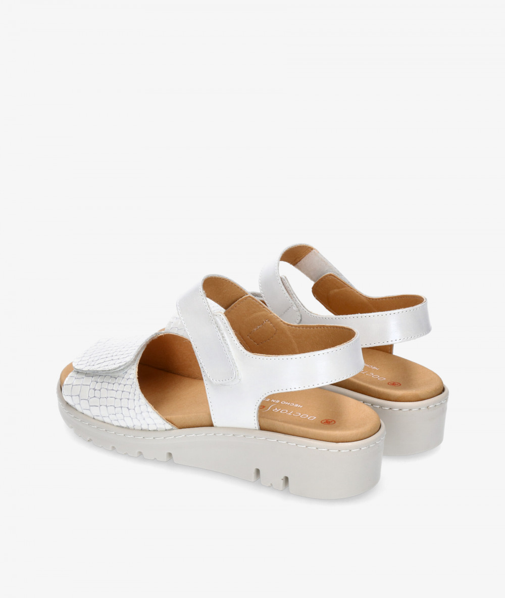 Sandalias DOCTOR CUTILLAS  36139 en blanco