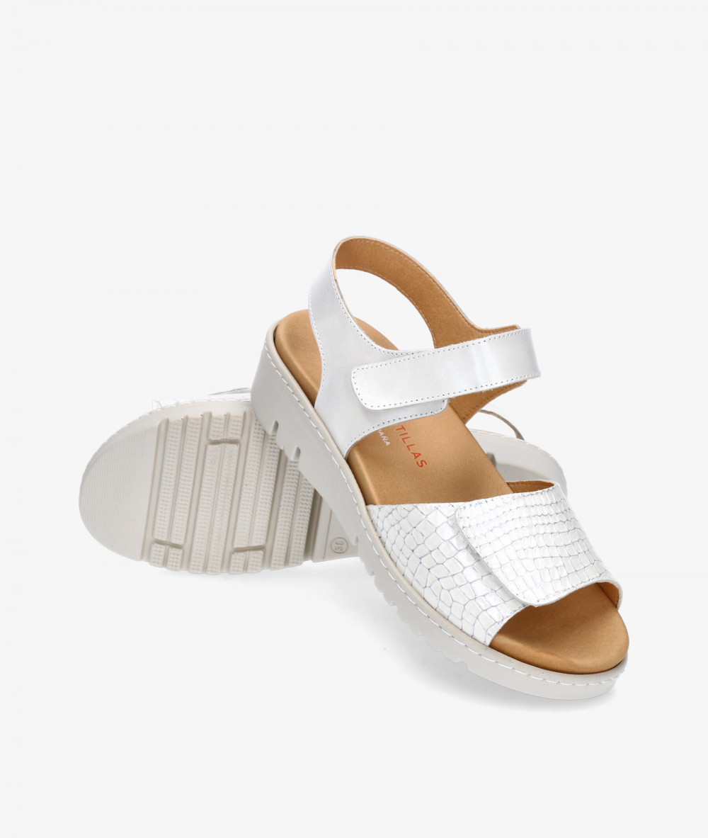 Sandalias DOCTOR CUTILLAS  36139 en blanco
