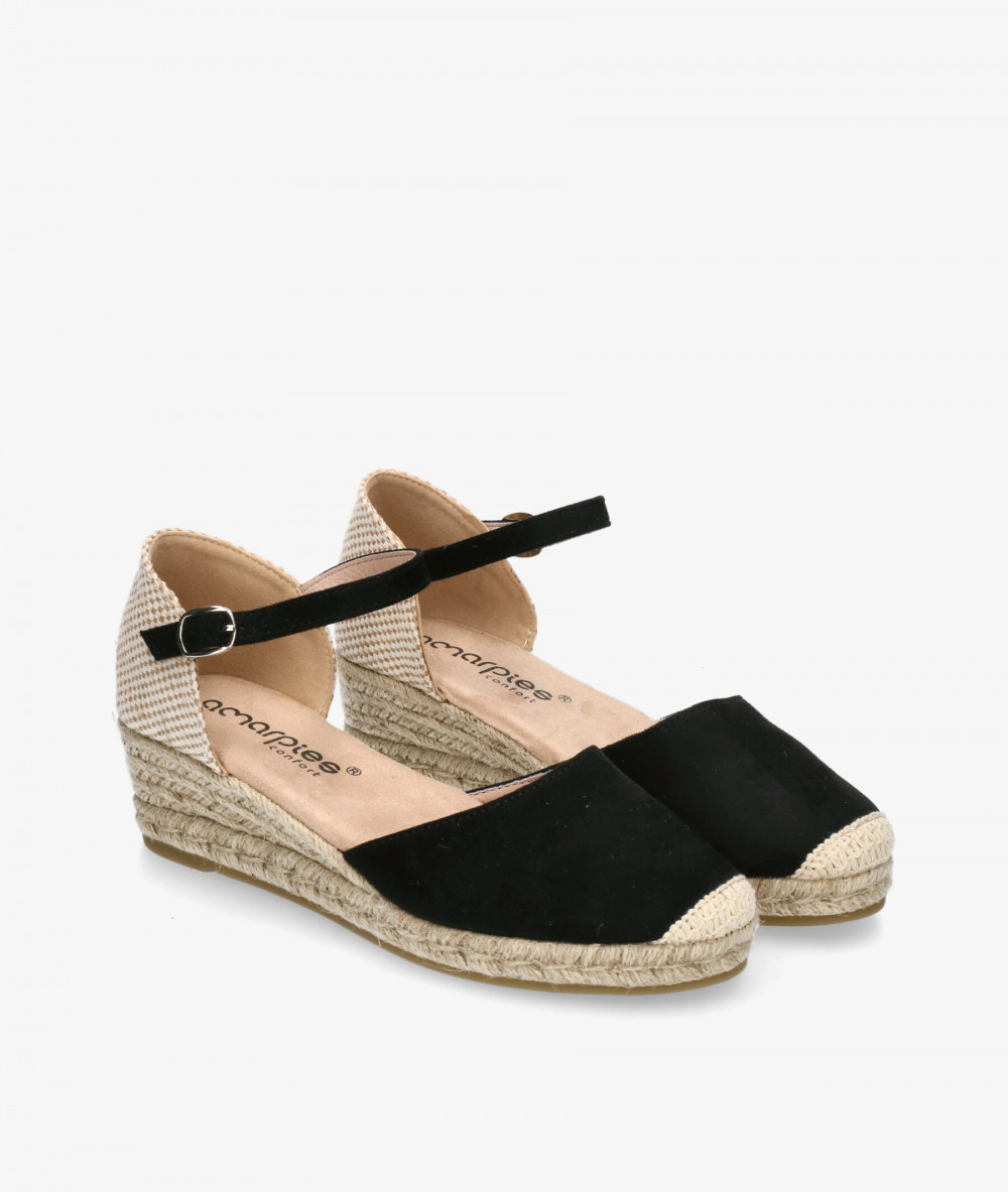 Alpargatas Amarpies  26481 en negro Alpargatas Amarpies  26481 en negro