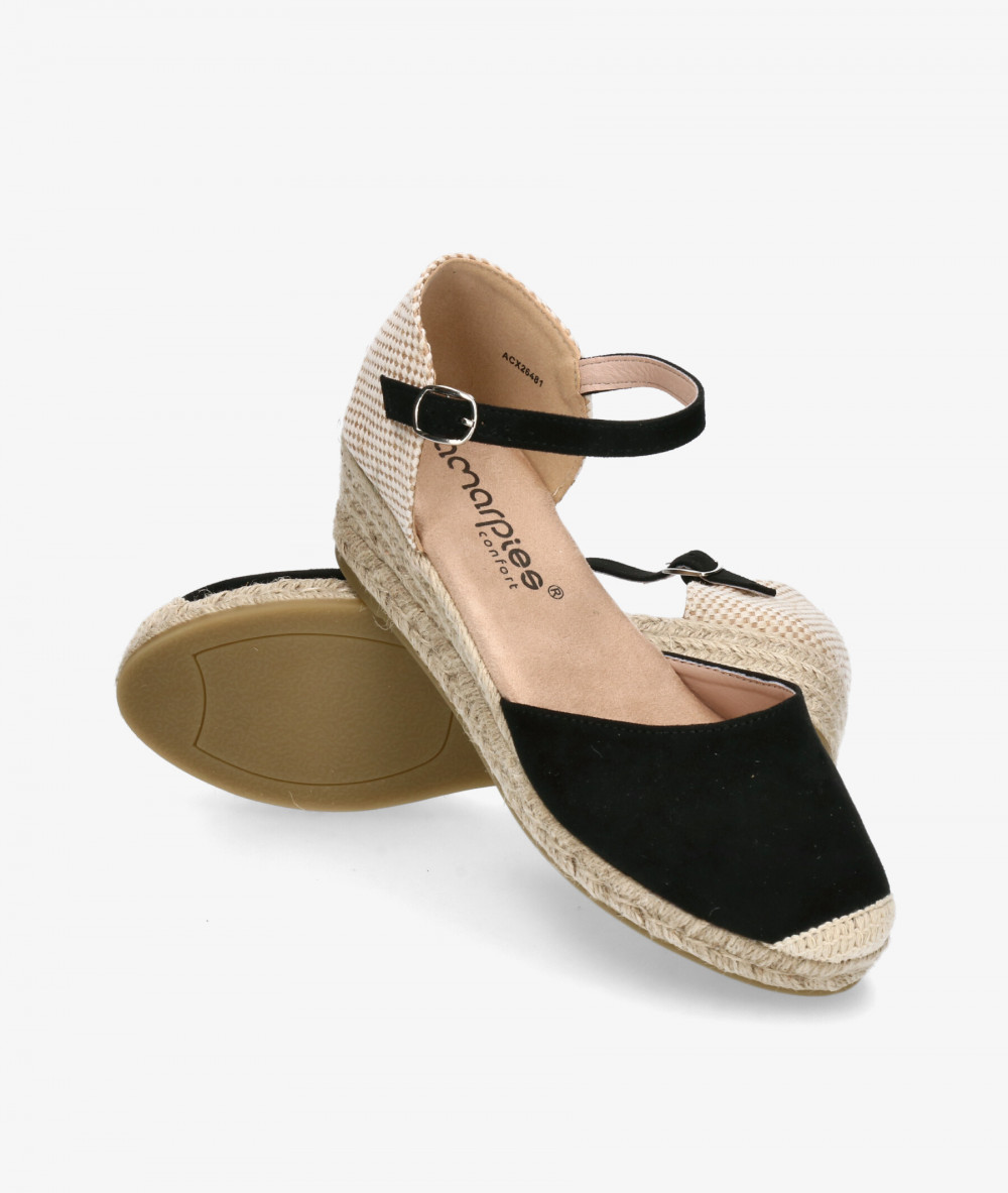 Alpargatas Amarpies  26481 en negro Alpargatas Amarpies  26481 en negro