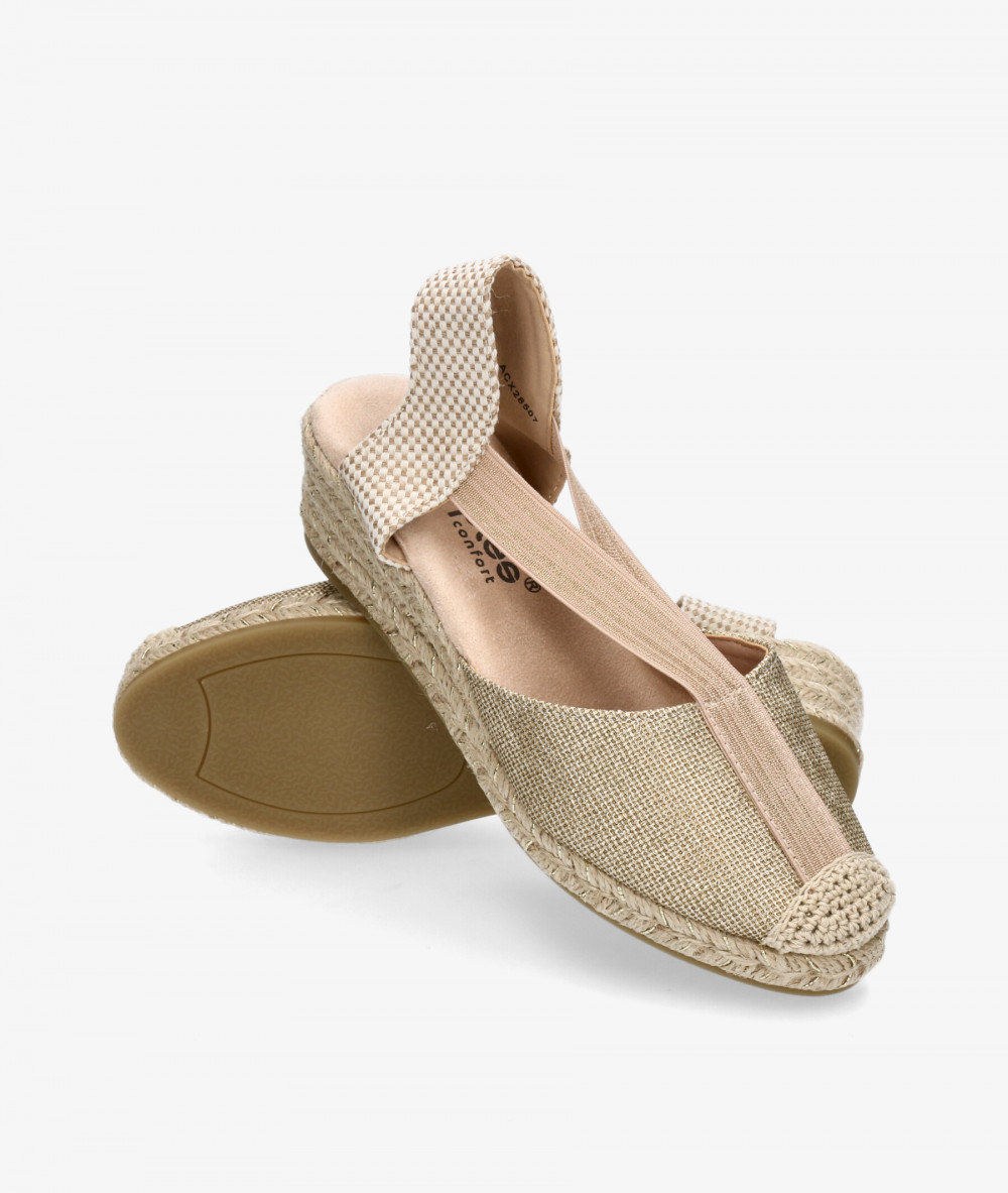 Amarpies Espadrilles  28507 in gold