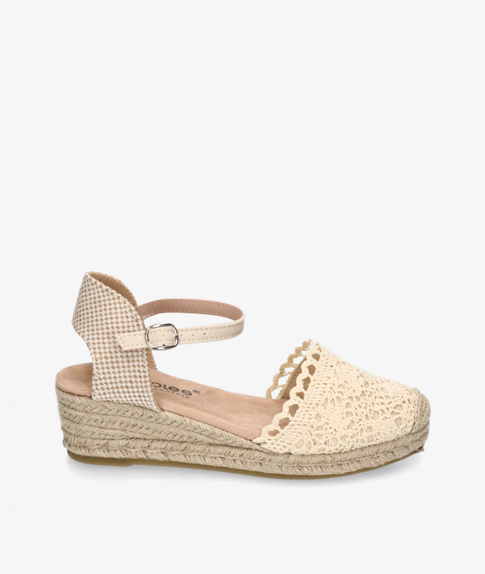 Alpargatas Amarpies  26482 en beige Alpargatas Amarpies  26482 en beige
