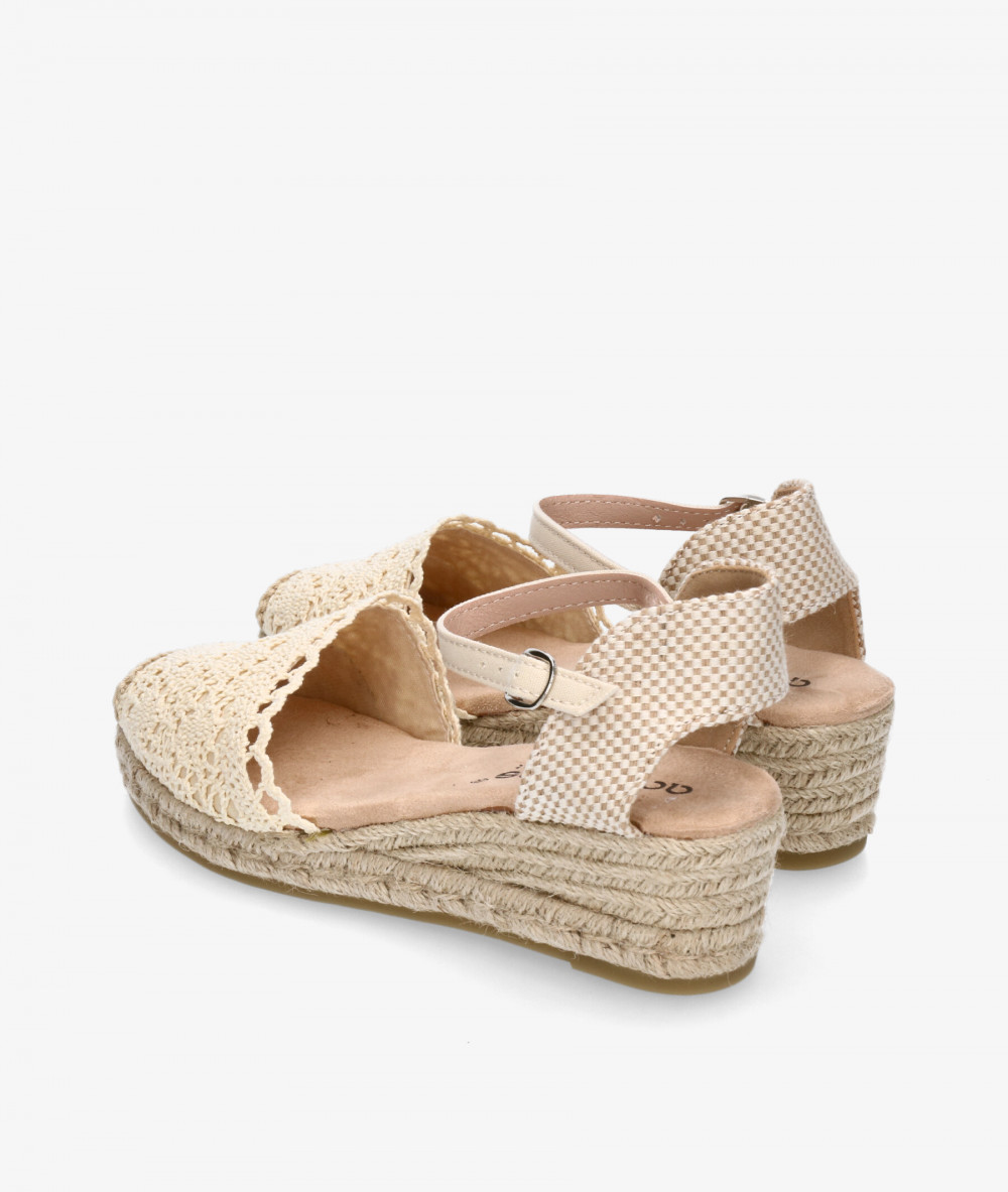 Alpargatas Amarpies  26482 en beige Alpargatas Amarpies  26482 en beige
