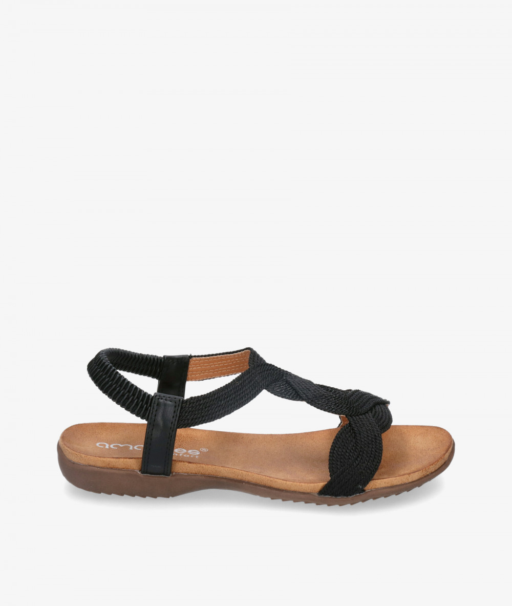 Sandalias Amarpies  23572 en negro Sandalias Amarpies  23572 en negro