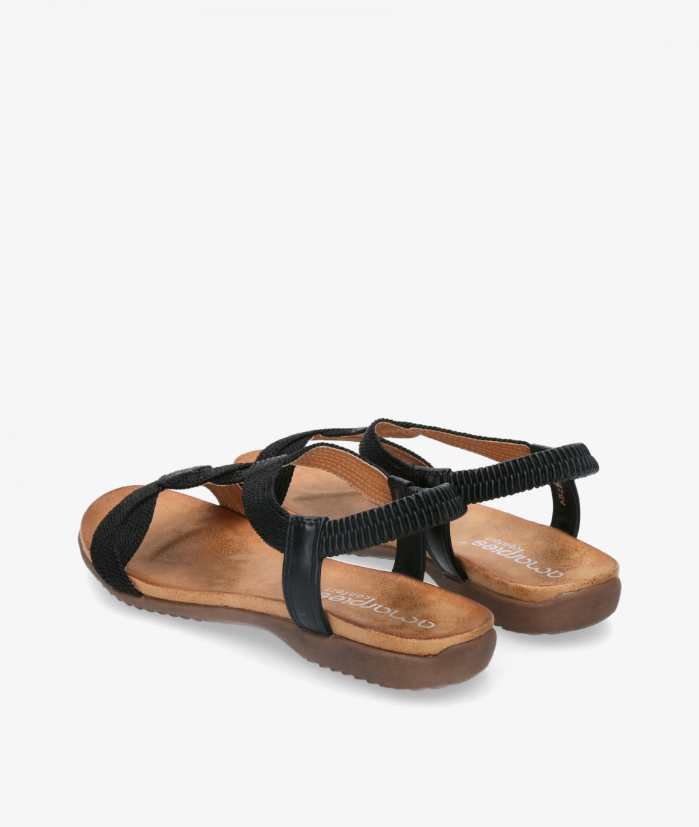 Sandalias Amarpies  23572 en negro Sandalias Amarpies  23572 en negro