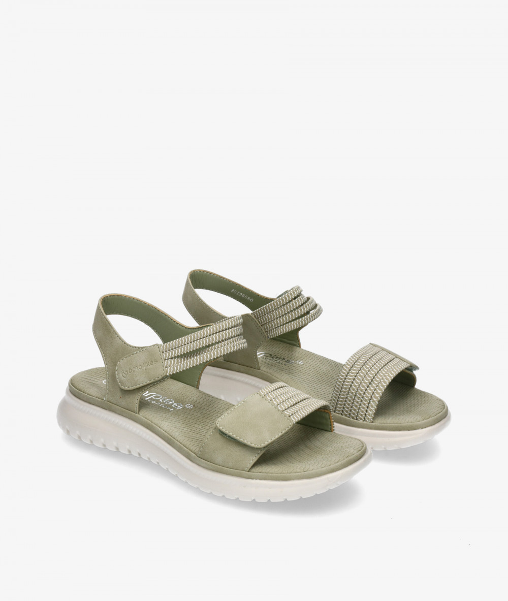 Sandalias Amarpies  26586 en verde Sandalias Amarpies  26586 en verde