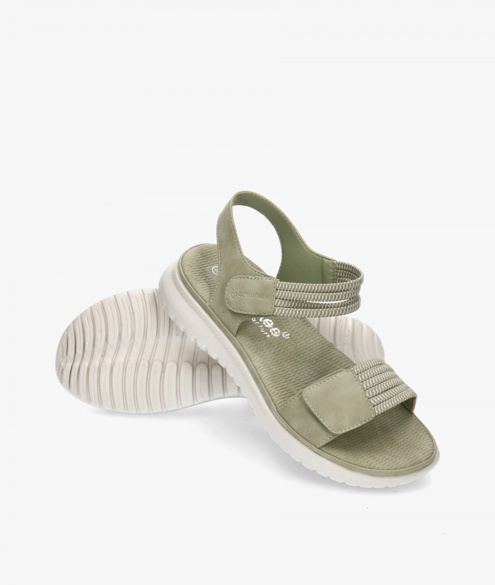 Sandalias Amarpies  26586 en verde Sandalias Amarpies  26586 en verde