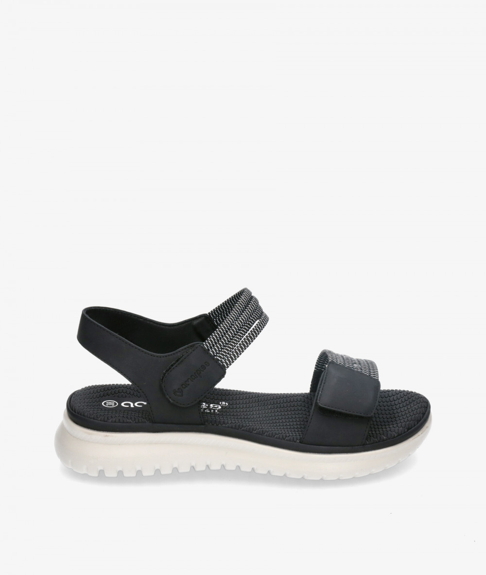 Sandalias Amarpies  26586 en negro Sandalias Amarpies  26586 en negro