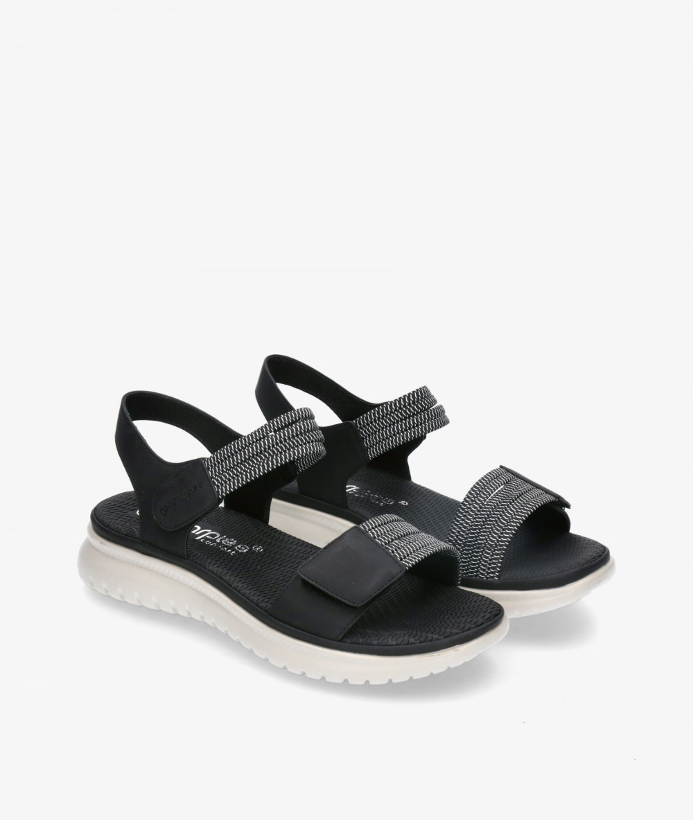 Sandalias Amarpies  26586 en negro Sandalias Amarpies  26586 en negro