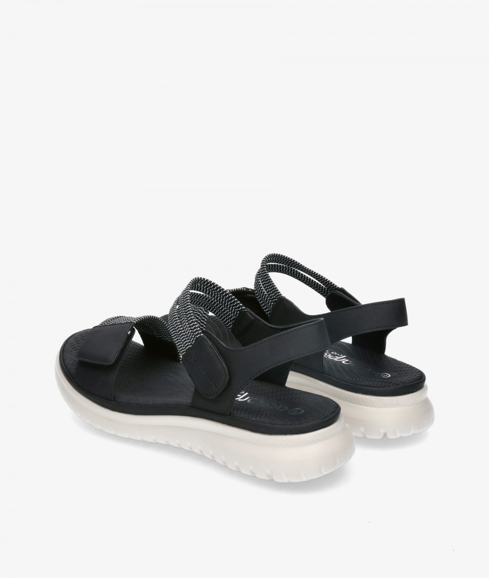 Sandalias Amarpies  26586 en negro Sandalias Amarpies  26586 en negro