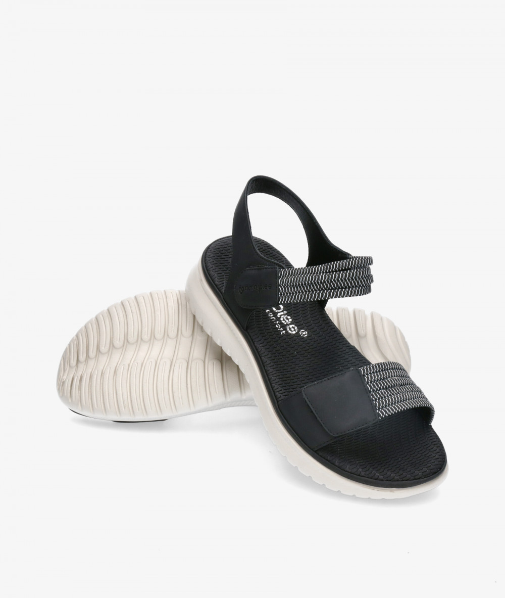 Sandalias Amarpies  26586 en negro Sandalias Amarpies  26586 en negro
