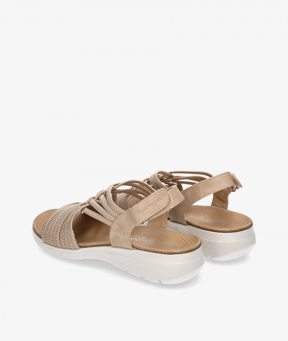 Sandalias Amarpies  26583 en beige Sandalias Amarpies  26583 en beige