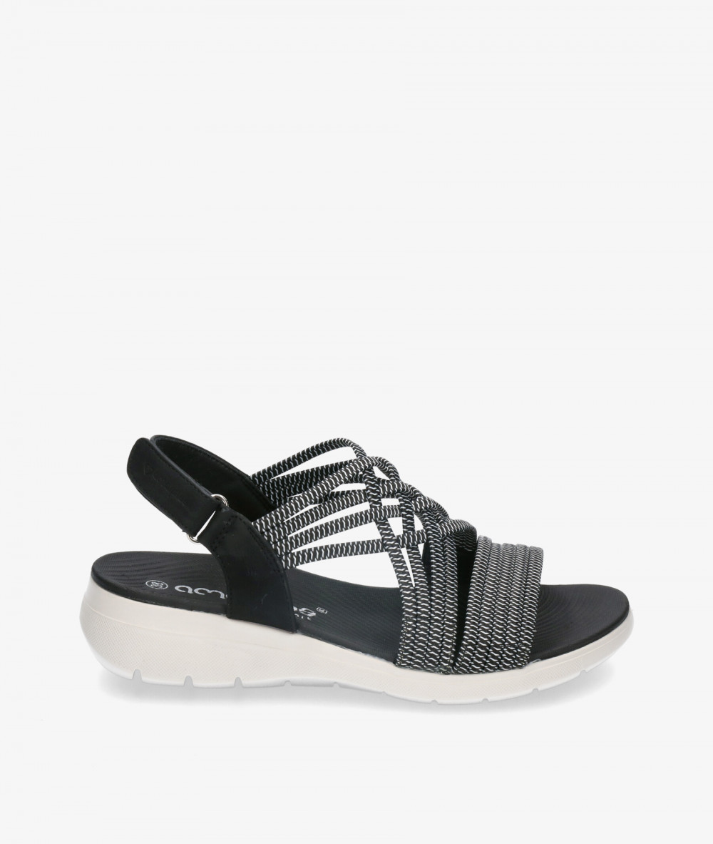 Sandalias Amarpies  26583 en negro Sandalias Amarpies  26583 en negro