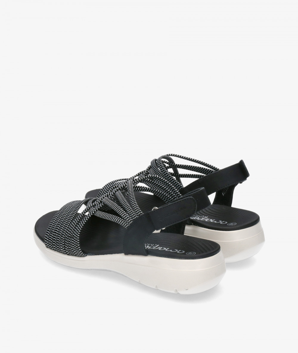 Sandalias Amarpies  26583 en negro Sandalias Amarpies  26583 en negro