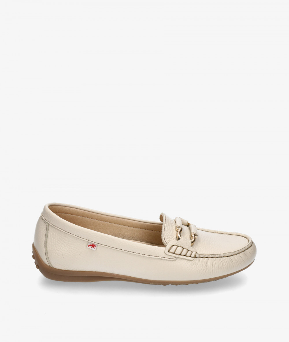 Mocasines Fluchos F2156 en hueso Mocasines Fluchos F2156 en hueso