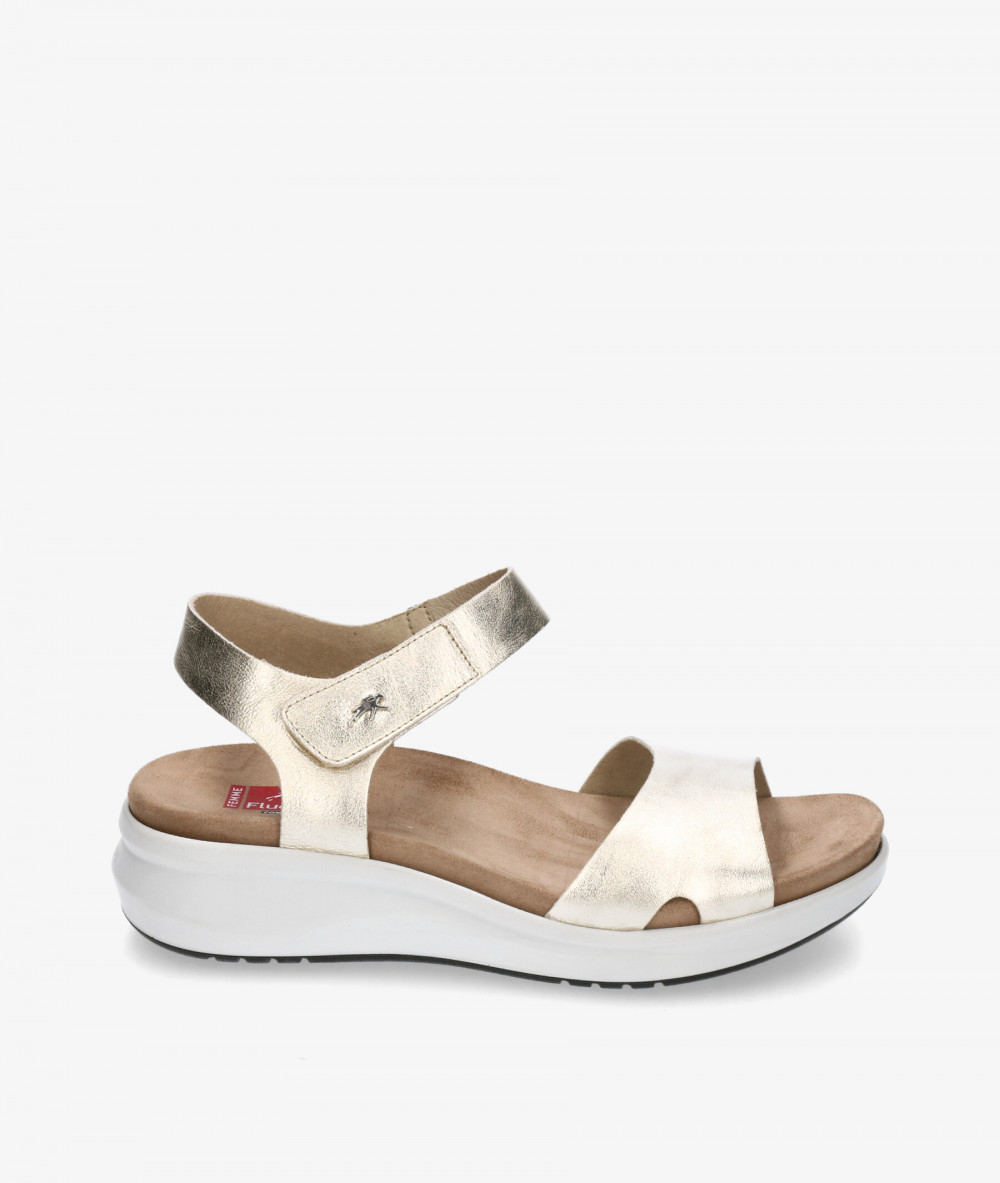 Sandalias Fluchos  F1475 en platino