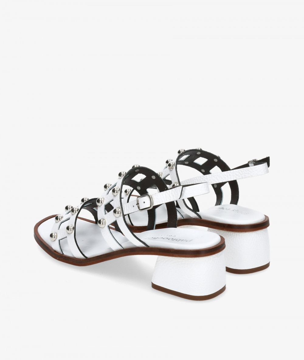 Sandalias pabloochoa.shoes  3976 en blanco Sandalias pabloochoa.shoes  3976 en blanco