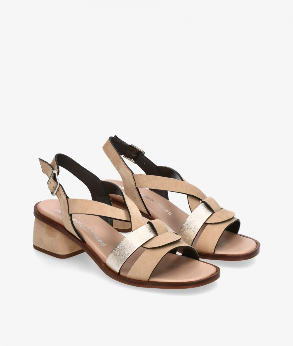 Sandalias pabloochoa.shoes  3917 en ante taupe Sandalias pabloochoa.shoes  3917 en ante taupe