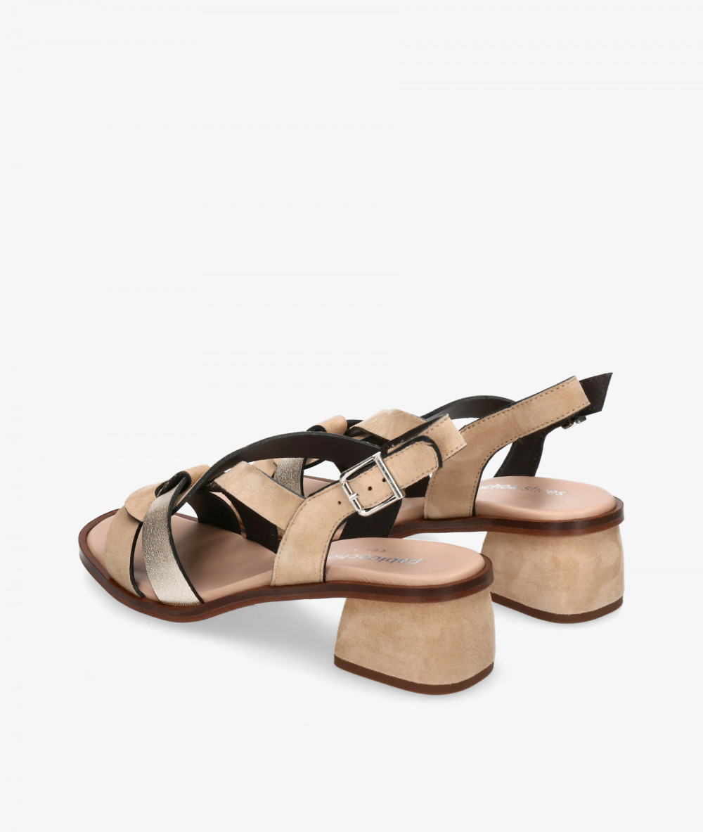 Sandalias pabloochoa.shoes  3917 en ante taupe Sandalias pabloochoa.shoes  3917 en ante taupe