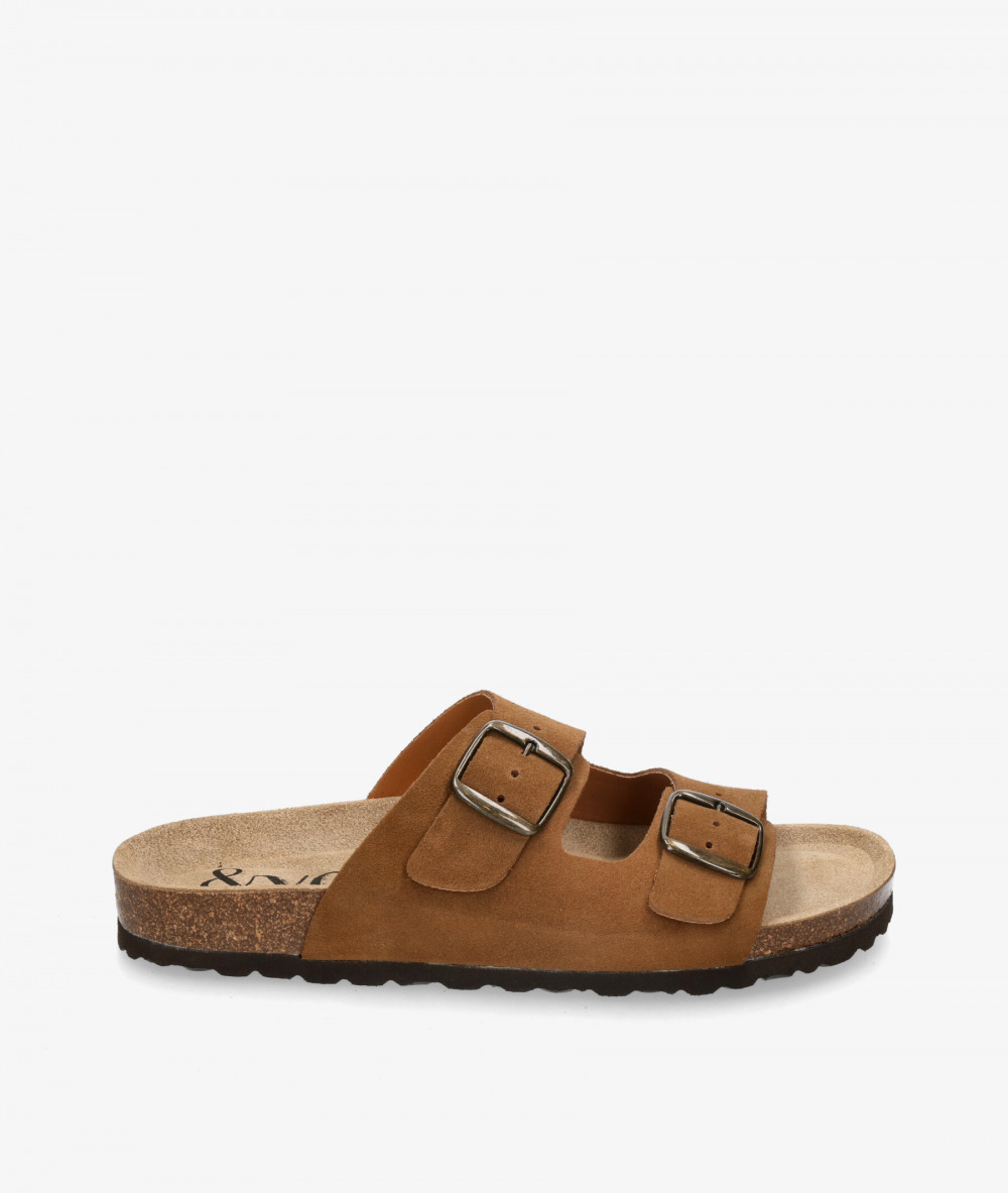 Sandalias bloom&you  2 HEBILLAS CABA en serraje cuero Sandalias bloom&you  2 HEBILLAS CABA en serraje cuero