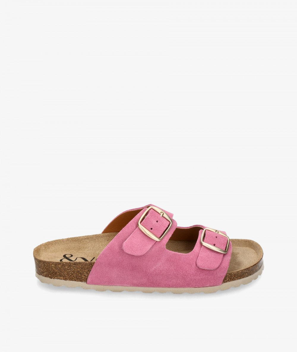 Sandalias bloom&you  NENUFAR en serraje fucsia