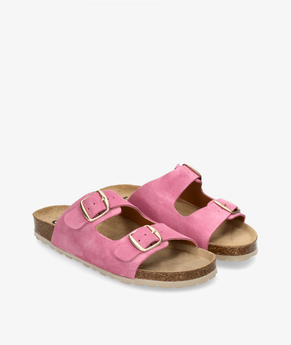 Sandalias bloom&you  NENUFAR en serraje fucsia