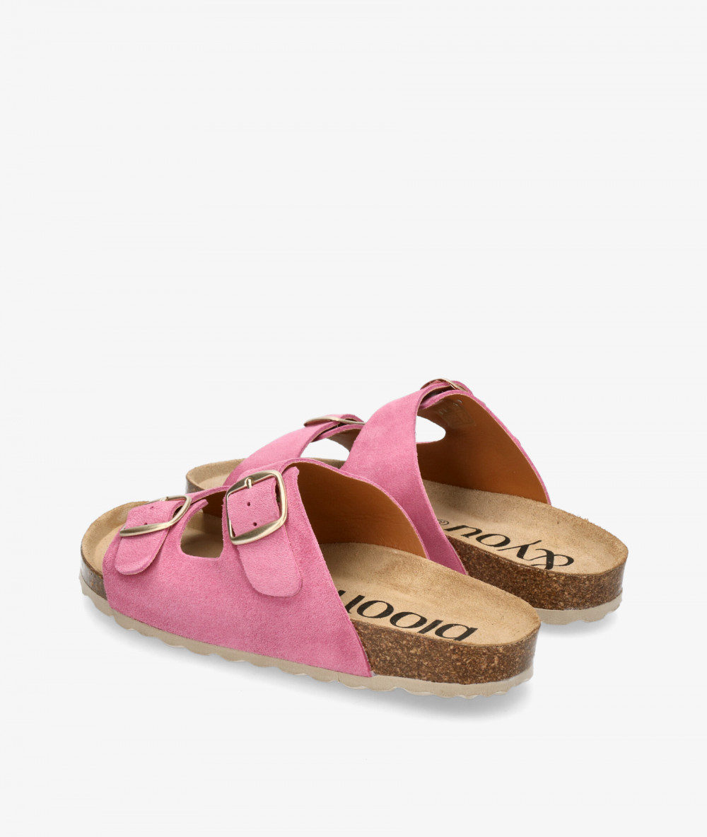 Sandalias bloom&you  NENUFAR en serraje fucsia