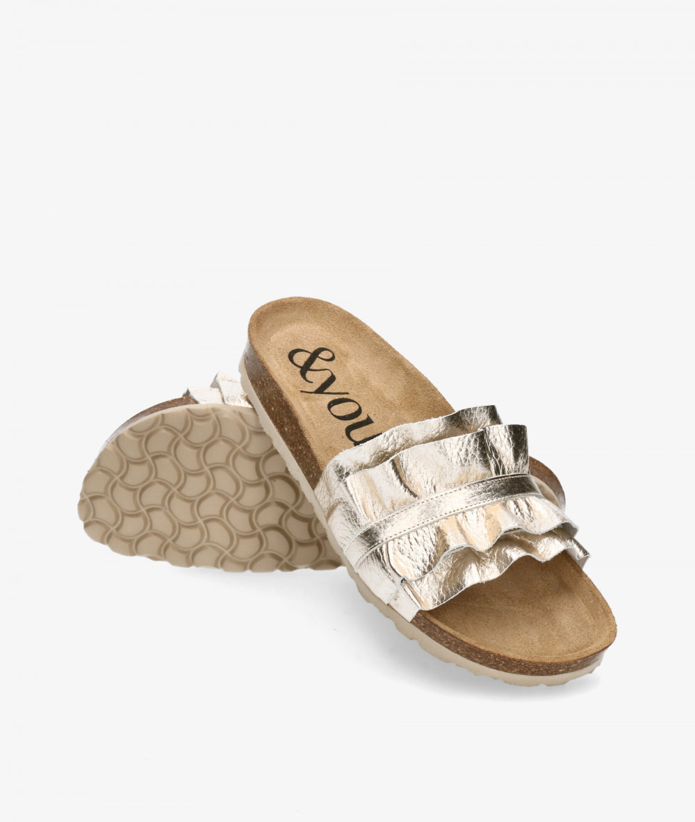 Sandalias bloom&you  LILA en platino