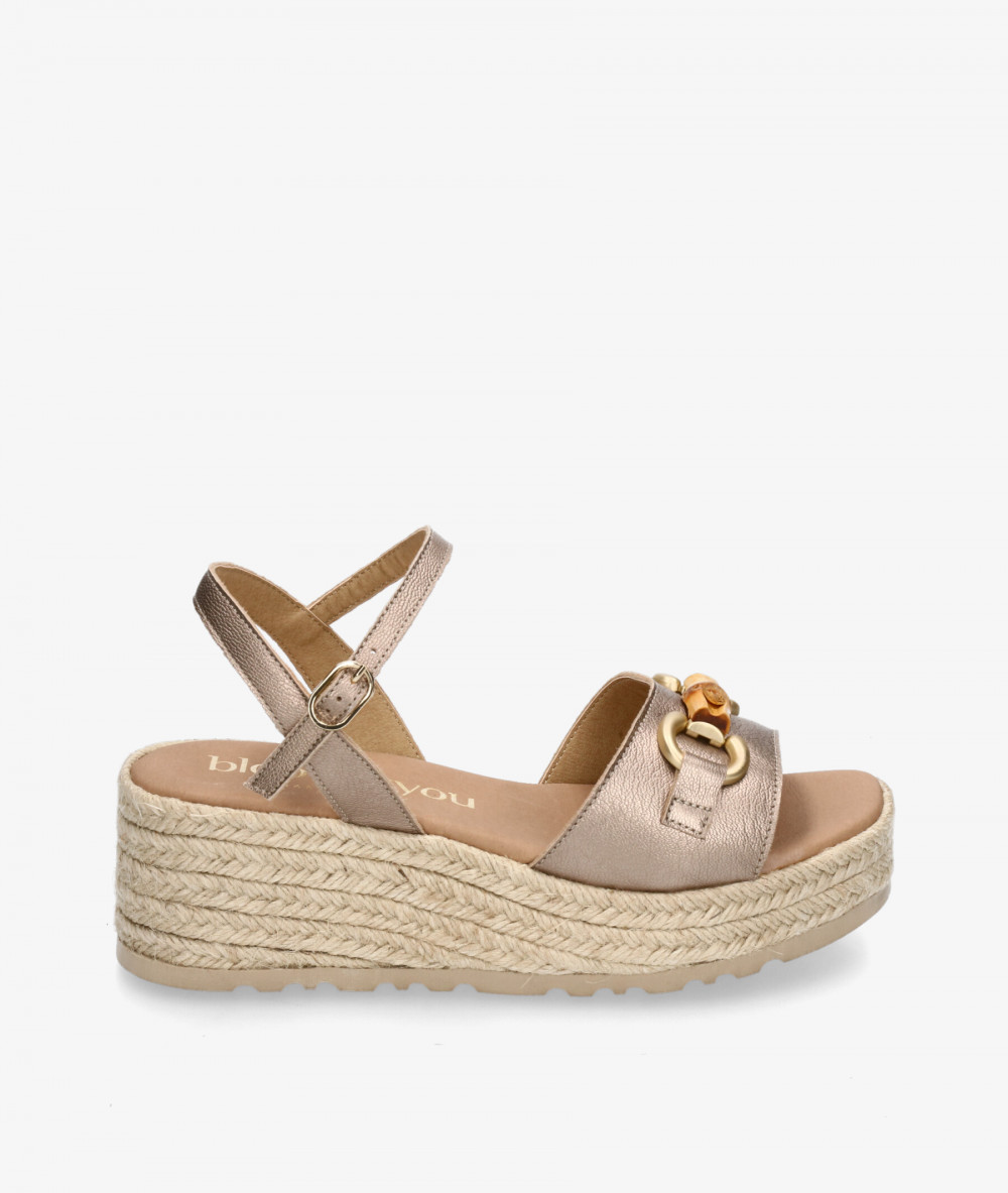 Alpargatas bloom&you  LIBERTY en taupe metalizado Alpargatas bloom&you  LIBERTY en taupe metalizado