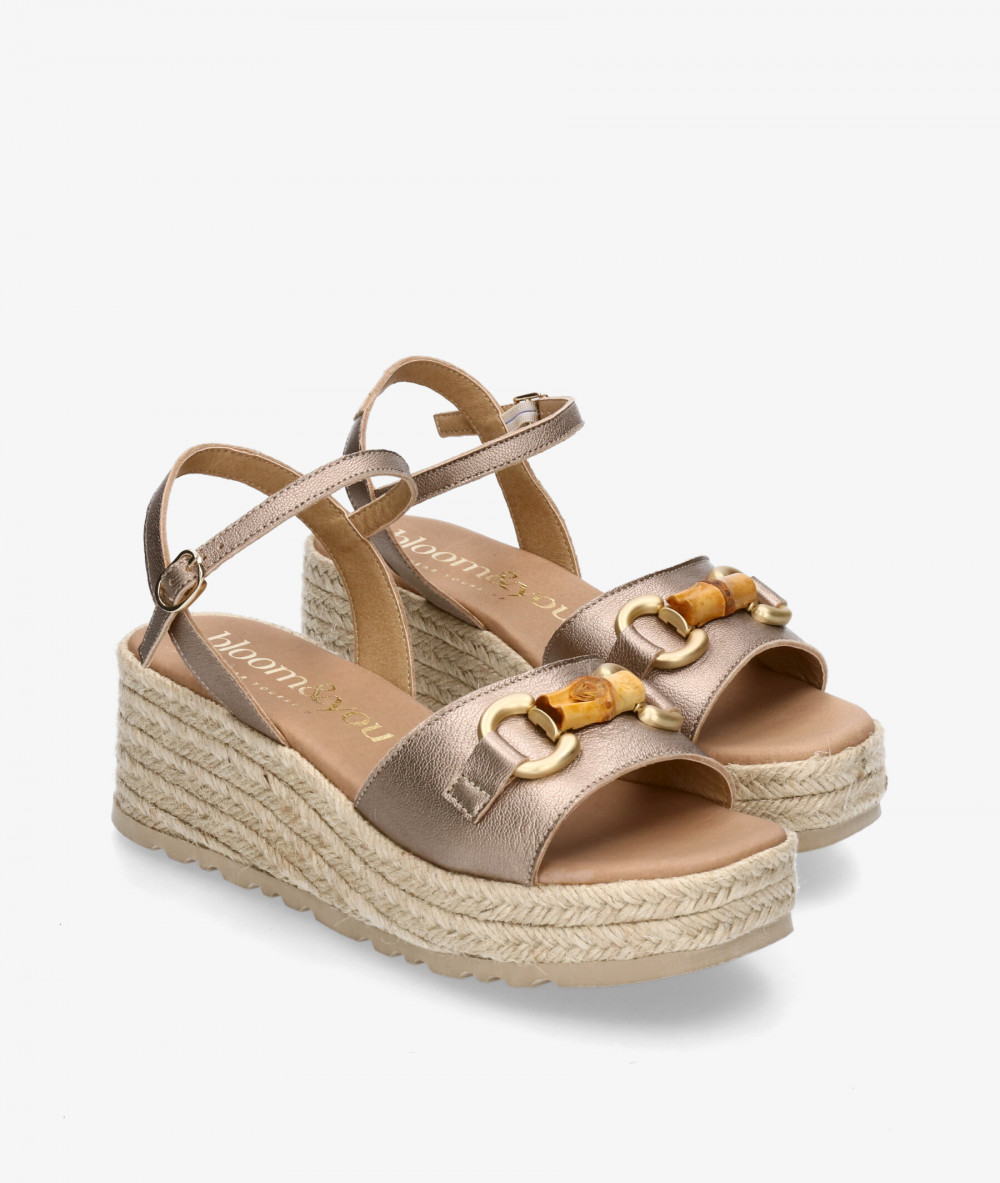 Alpargatas bloom&you  LIBERTY en taupe metalizado Alpargatas bloom&you  LIBERTY en taupe metalizado